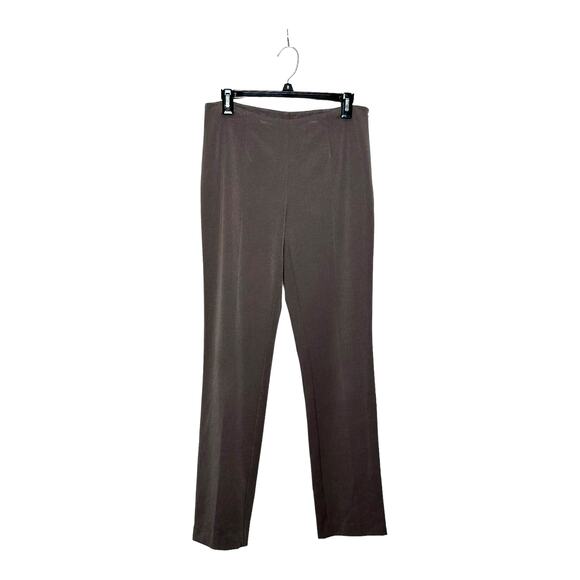 Chico's tan brown straight legs flat front pants size 0 - small - Picture 8 of 8